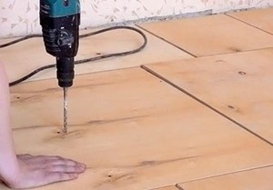Как крепить фанеру к деревянному полу