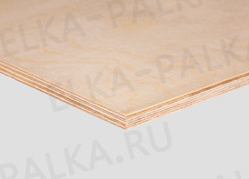 Фанера 4мм ФСФ береза ГОСТ сорт 4/4 1500x3000мм водостойкая
